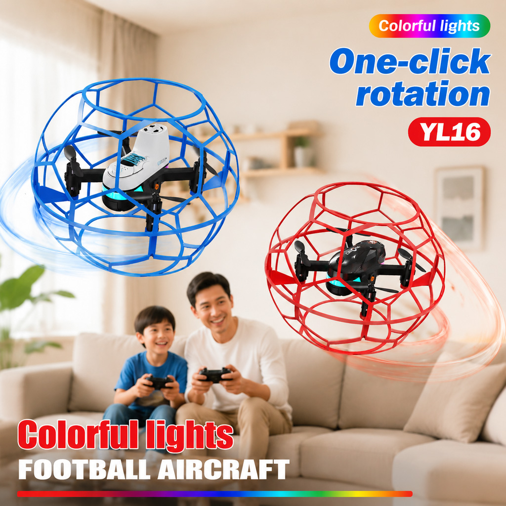 Drone Kit Tricopter - Dron YL16 RC 2.4G 4-kanałowy 6-osiowy