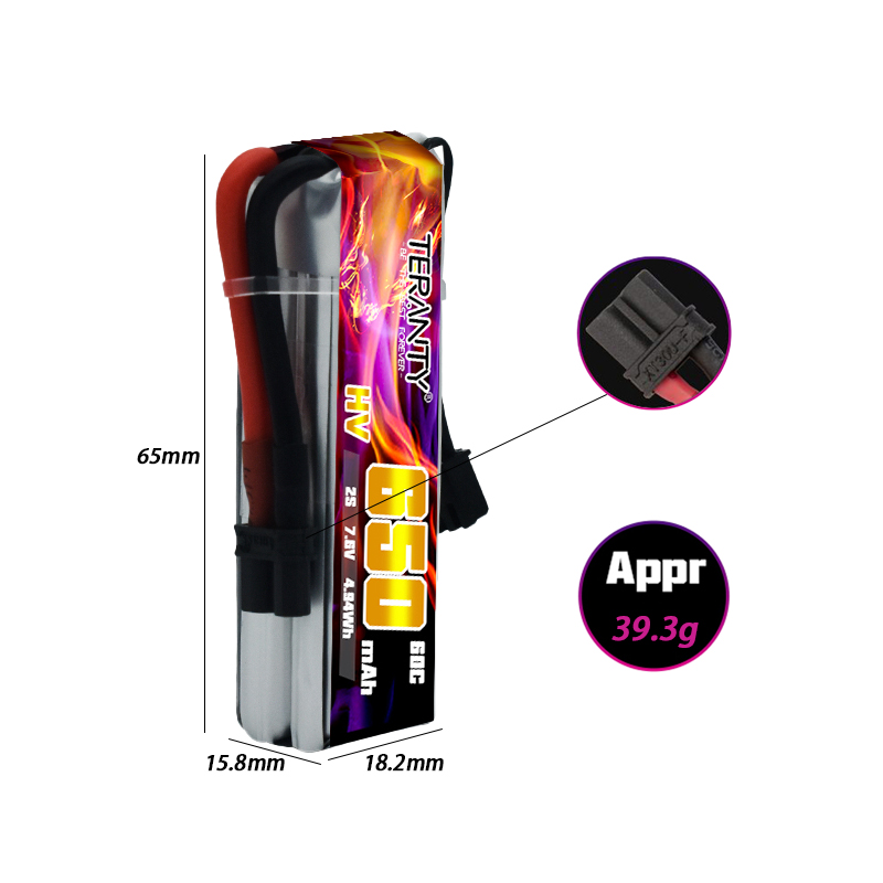 2/4/6/10 SZT. TERANTY 650mAh 2 – Drone Kit Fpv recenzja i cena